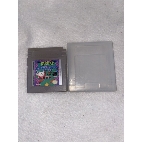 Kirby's Pinball Land Nintendo Game Boy 1993 And Clear Case Dmg k9-usa Vintage - Picture 1 of 5